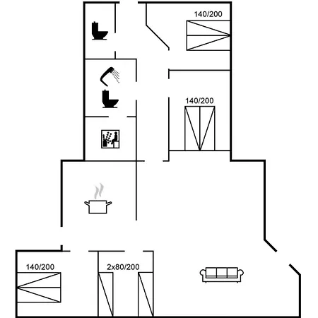 Uta - 300m From The Sea By Interhome 別荘 *
